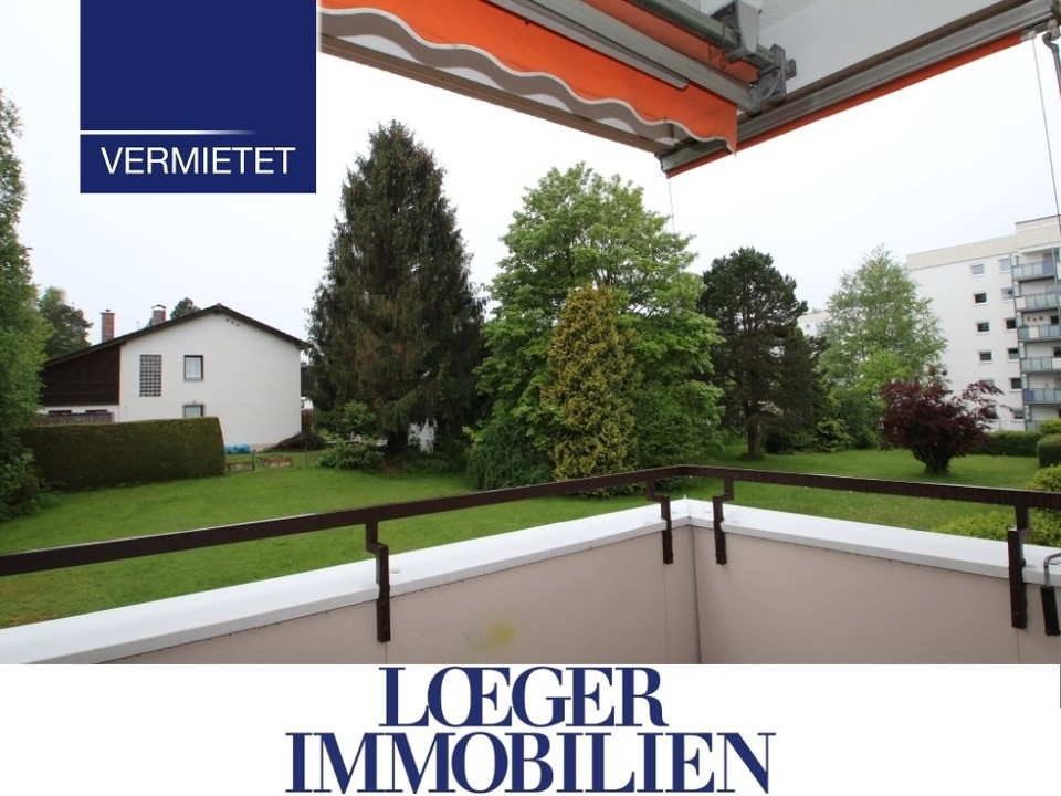 +VERMIETET+ 3 1/2-Zimmer-Wohnung mit Einbauküche und Süd-Loggia in Tutzing