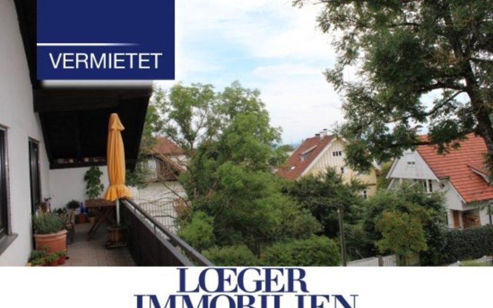 +VERMIETET+Großzügige Dachgeschoss-Wohnung im Herzen von Tutzing – ruhige Lage – neu renoviert!
