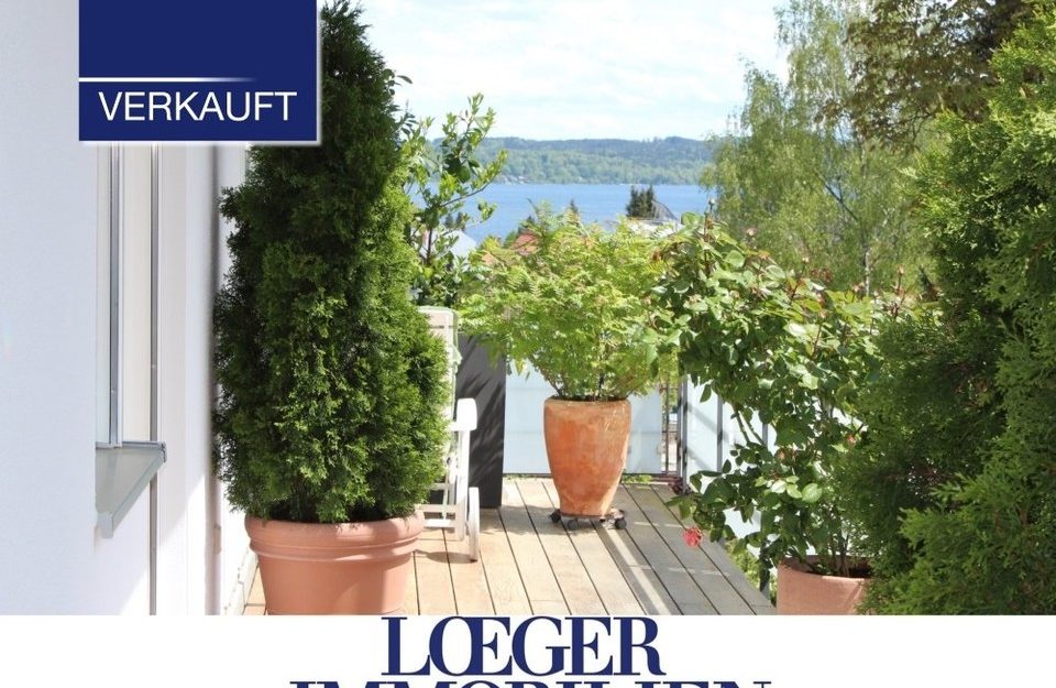Dachterrassen-Wohnung mit See- und Bergblick – Beste Lage, ruhig, sonnig und mit Eleganz