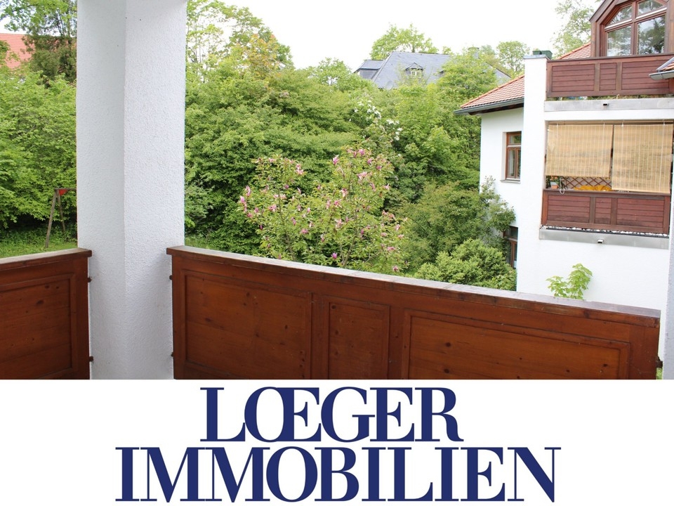 +VERMIETET+ 2-Zimmer-Wohnung in Zentrumslage – mit Balkon und Blick ins Grüne