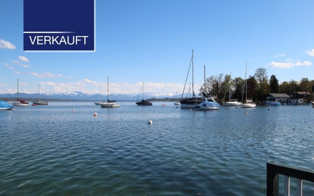 Bebautes Grundstück in Tutzing mit See- und Bergblick