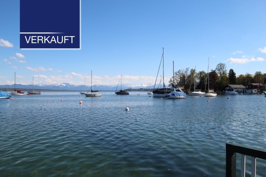 Bebautes Grundstück in Tutzing mit See- und Bergblick