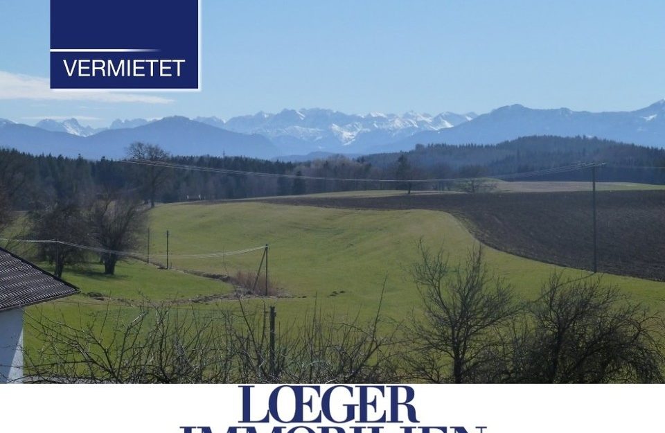 +VERMIETET+ Landleben – gut geschnittene 2 1/2-Zimmer-Dachgeschoss-Wohnung