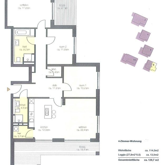 +VERMIETET+ 4-Zimmer-Wohnung mit eleganter Ausstattung – Lift – EBK in Tutzing +VERMIETET+ 4-Zimmer-Wohnung mit eleganter Ausstattung – Lift – EBK in Tutzing