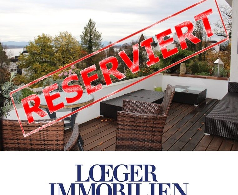 +VERKAUFT+ Seeblick und Bergblick – Eigentumswohnung in Tutzing