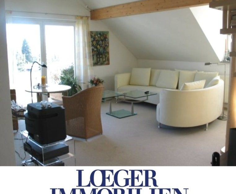 +VERMIETET+moderne Dachgeschoss-Wohnung mit Galerie in ruhiger Wohnlage