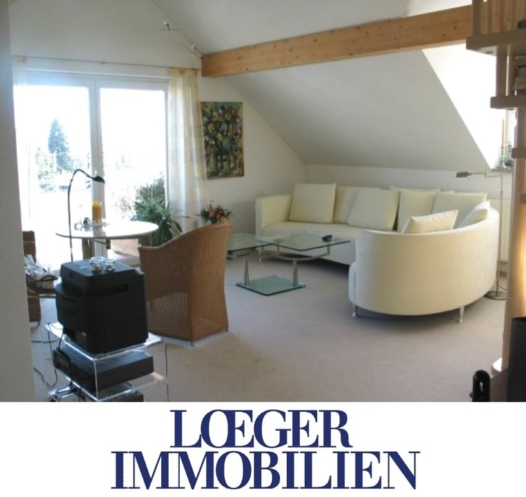 +VERMIETET+moderne Dachgeschoss-Wohnung mit Galerie in ruhiger Wohnlage von Tutzing