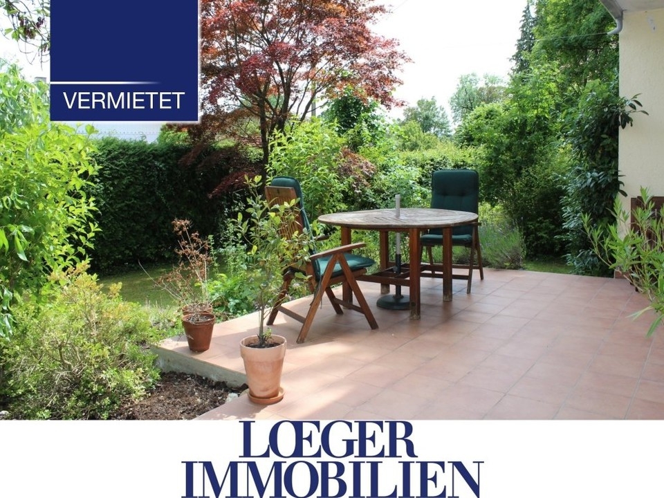 +VERMIETET+ Erdgeschoss-Wohnung mit Terrasse und Garten in Tutzing