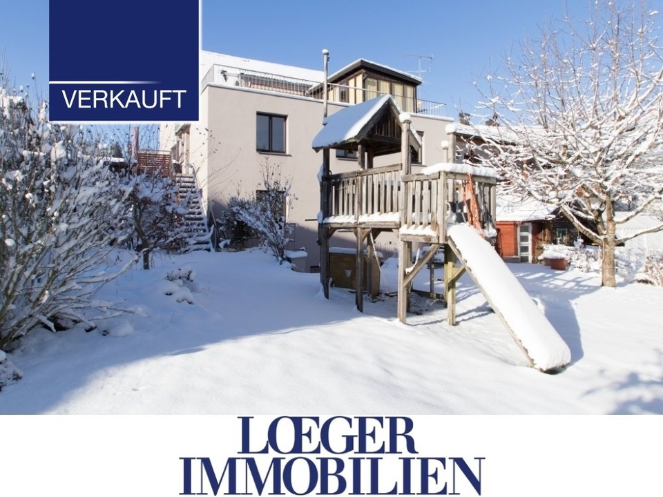 +VERKAUFT+ Mehrgenerationenhaus mit vielen Nutzungsmöglichkeiten und großem Garten in Tutzing