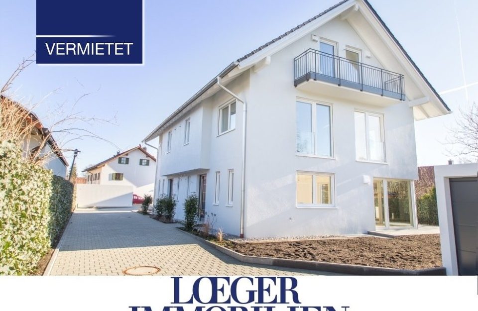 +VERMIETET+ moderne Doppelhaushälfte mit Blick auf Kloster Andechs
