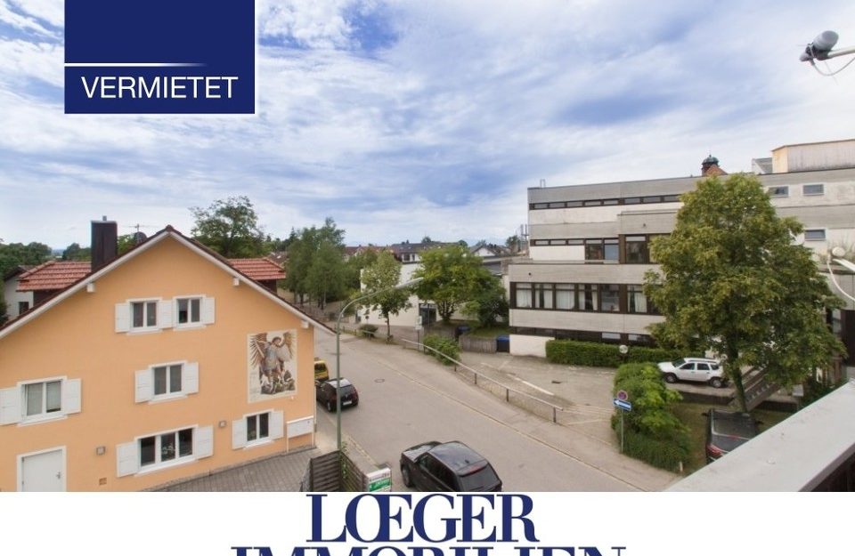 +VERMIETET+ Einfache aber gemütliche Dachgeschoss-Wohnung im Zentrum von Tutzing