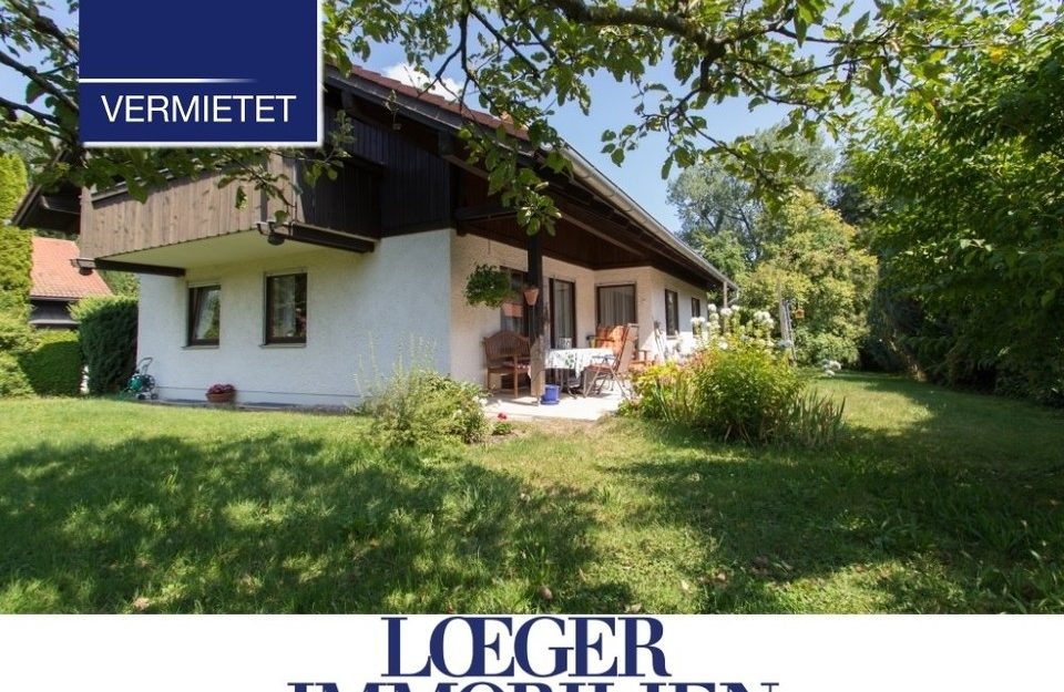 +VERMIETET+ Tutzing – Erdgeschoss-Wohnung in Seenähe +VERMIETET+ Tutzing – Erdgeschoss-Wohnung in Seenähe