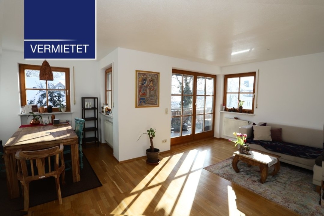 +VERMIETET+ Schöne 3-Zimmer-Wohnung mit großem Balkon in Tutzing