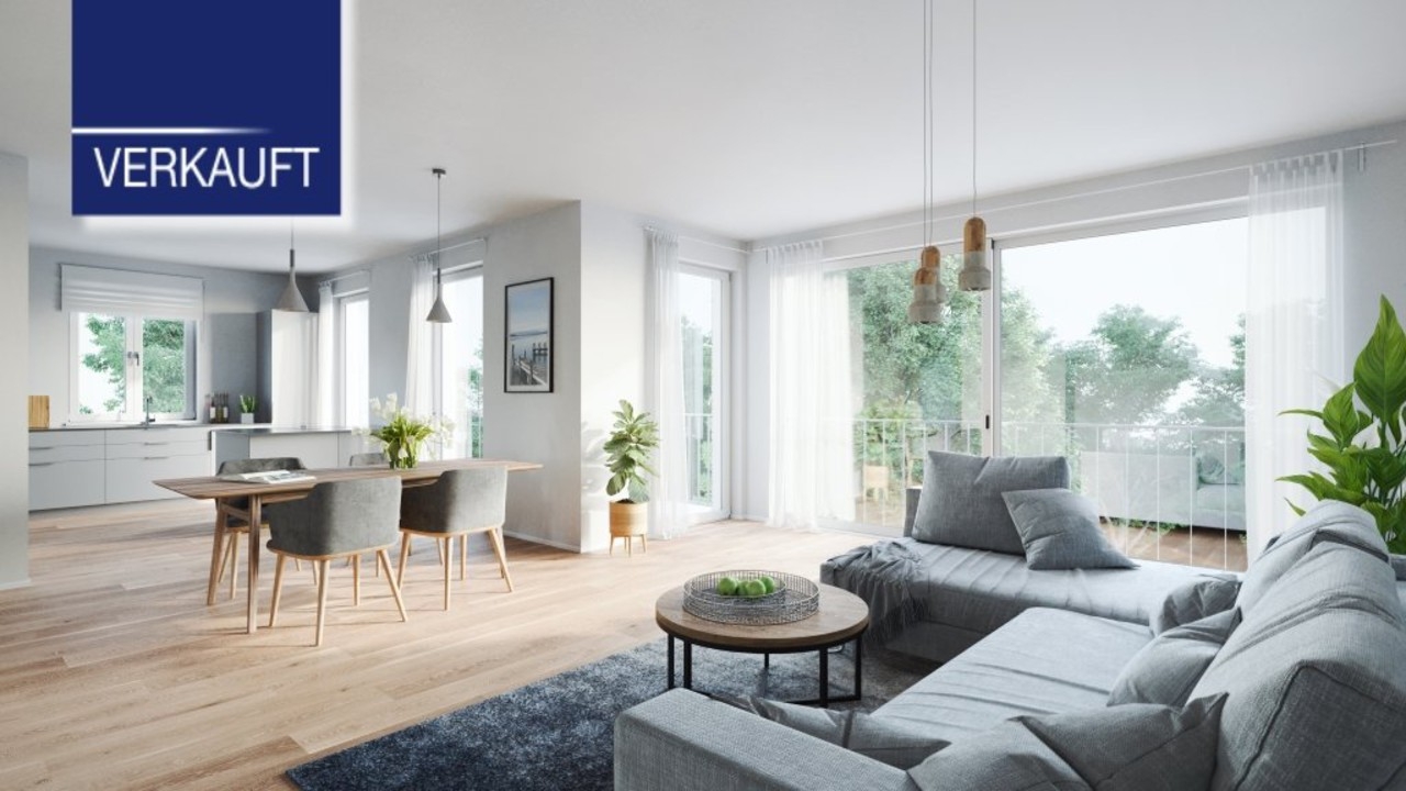 +VERKAUFT+ WOHNPARK TUTZING 3-Zimmer-Wohnungen mit großem Balkon