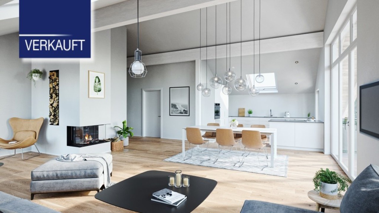 +VERKAUFT+ WOHNPARK TUTZING elegante 4-Zimmer-Dachgeschoss-Wohnungen