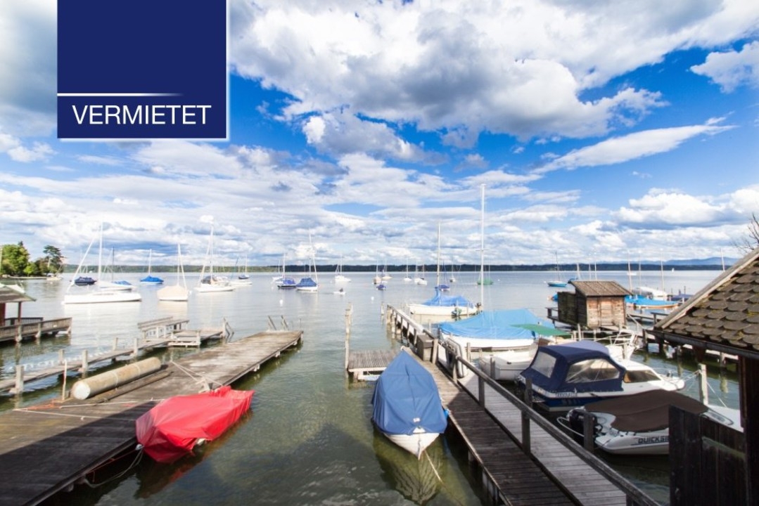 +VERMIETET+ Rarität – Badehütte mit großem Steg in Tutzing am Starnberger See zu mieten