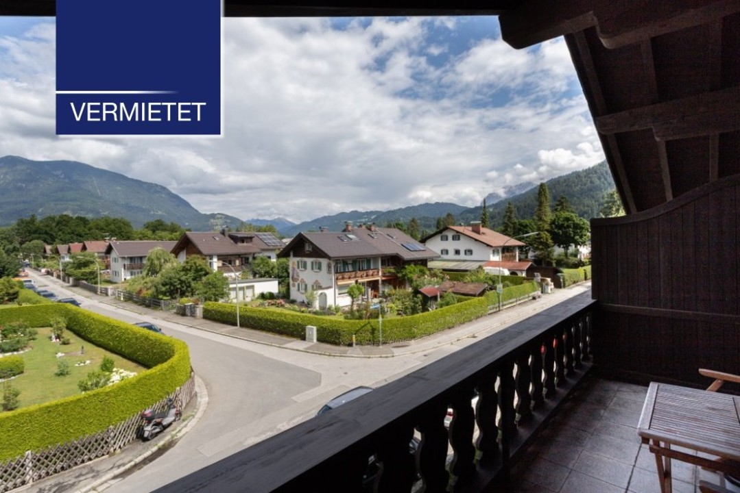 +VERMIETET+ Appartement mit Blick auf den Wank in ruhiger Lage von Garmisch
