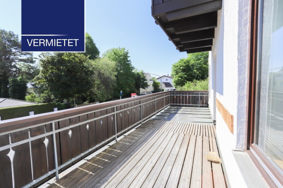 +VERMIETET+ 3-Zimmer-Wohnung mit großem Balkon im Zentrum von Tutzing