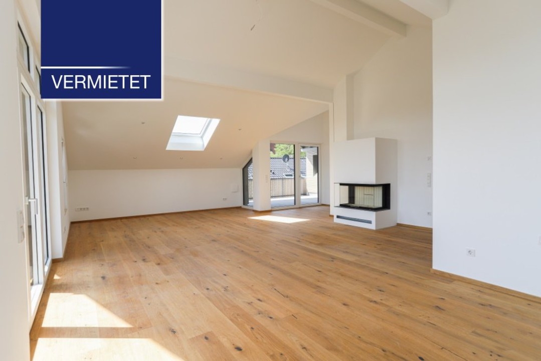 +VERMIETET+ Elegante 4-Zimmer-DG-Wohnung mit See- und Bergblick in Tutzing