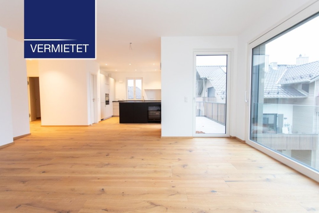 +VERMIETET+ Neubau 3-Zimmer-Wohnung mit See- und Bergblick, TG und Aufzug