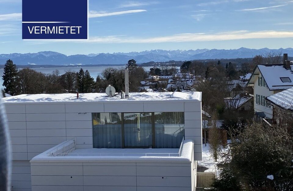 +VERMIETET+ 3-Zimmer-Dachgeschoss-Wohnung mit sagenhaftem See- und Bergblick in Tutzing