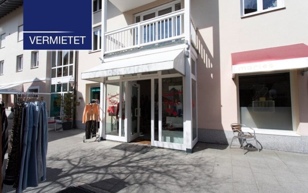 +VERMIETET+ Ladengeschäft im Zentrum von Tutzing
