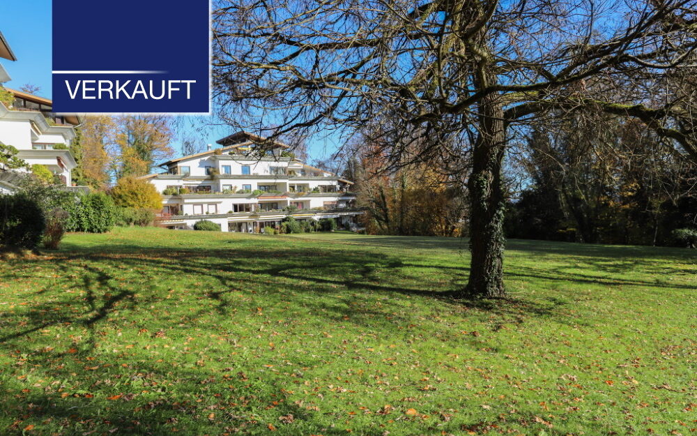 +VERKAUFT+ Großzügige 2-Zimmer-Wohnung mit Seeblick und Hobbyraum in Tutzing am Starnberger See