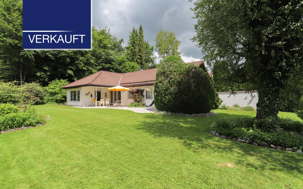 +VERKAUFT+ Charmantes Haus in Tutzing am Starnberger See mit herrlichem Garten in ruhiger Lage