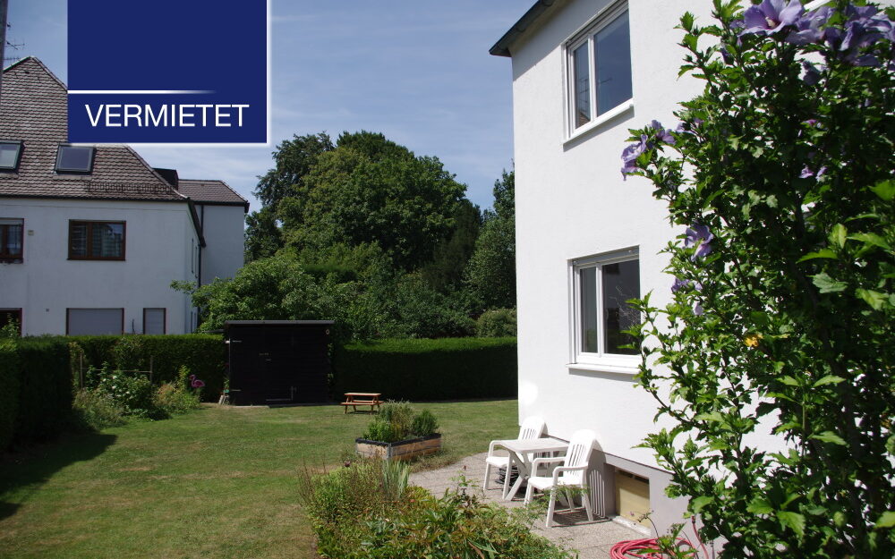 +VERMIETET+ Einfamilienhaus mit großem Garten in München-Hadern