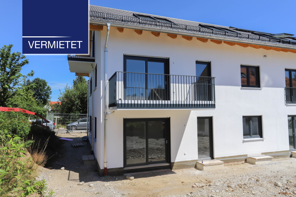 +VERMIETET+ 2-Zimmer-Erdgeschoss-Wohnung *Neubau* in Tutzing-Traubing