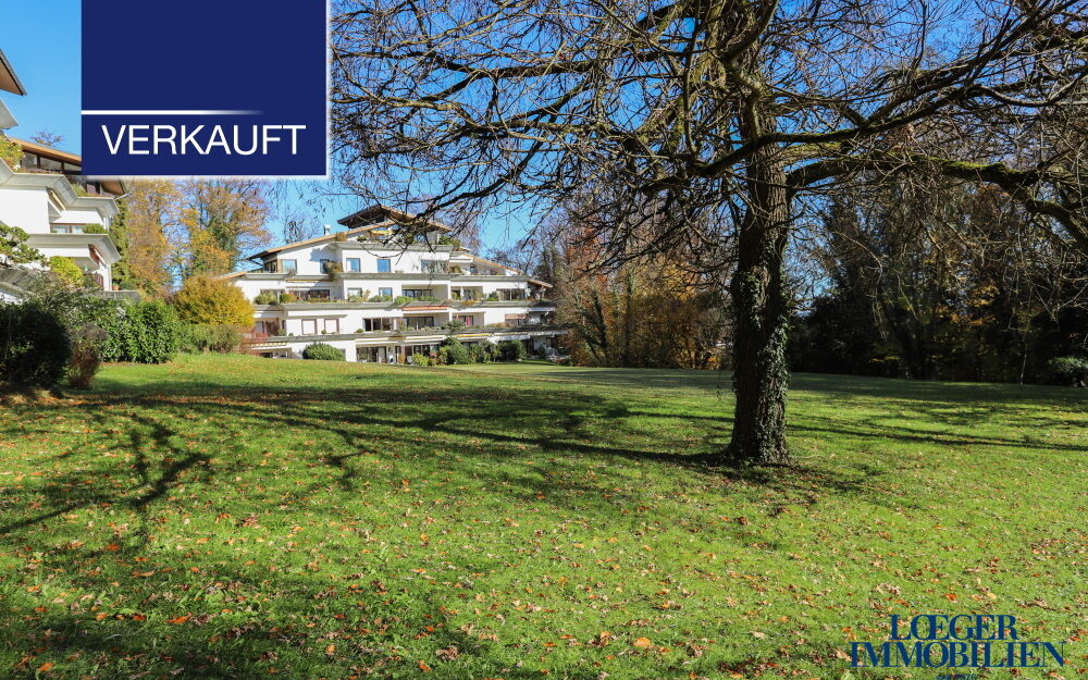 +VERKAUFT+ Großzügige Erdgeschosswohnung mit Südterrasse in Tutzing am Starnberger See