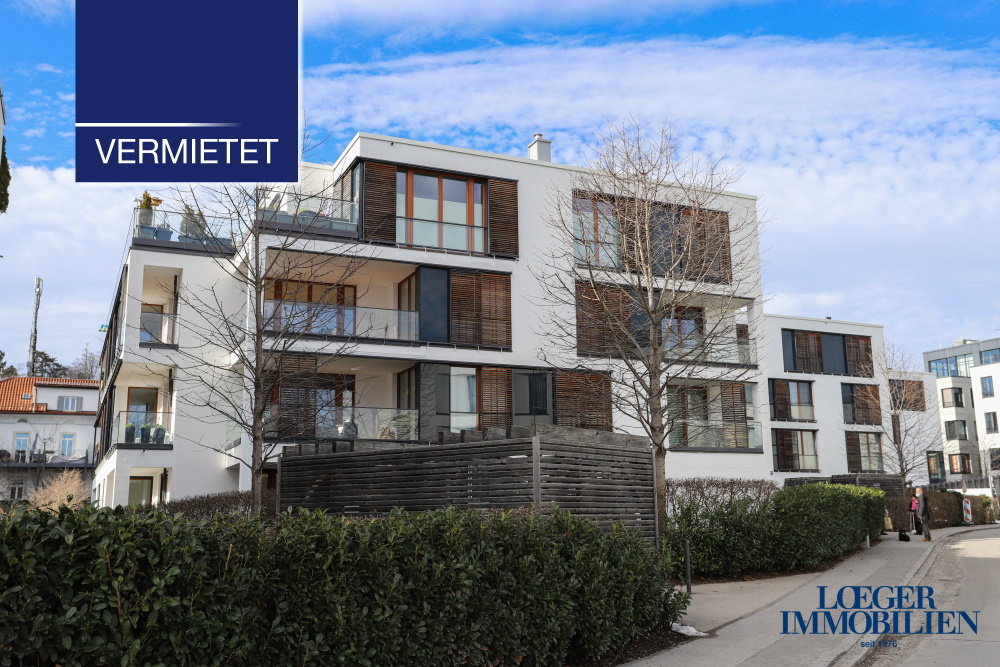 +VERMIETET+ Tutzing – stilvolle 3-Zimmer-Wohnung mit 2 Balkonen und Kamin