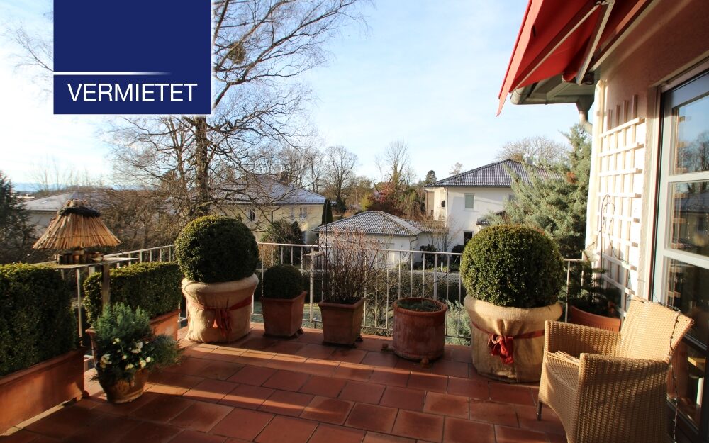 +VERMIETET+ Sonnige Wohnung mit Dachterrasse und Bergblick in Starnberg-Söcking