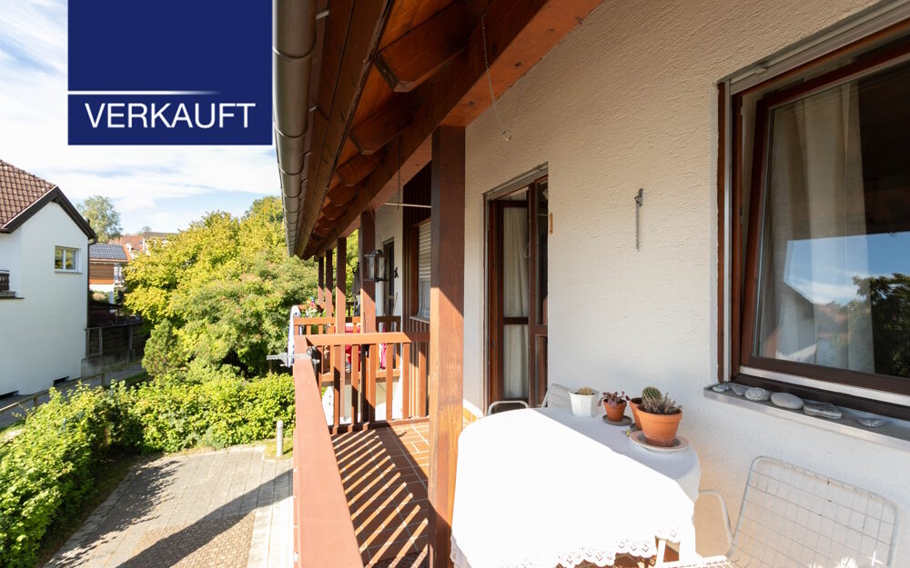 +VERKAUFT+ In der Mitte von Tutzing – 2 Zimmer Wohnung in bester Lage