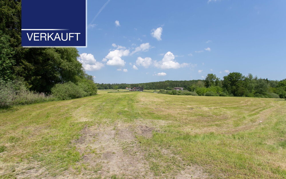+VERKAUFT+ Großes Grundstück in naturnaher Lage in Tutzing-Kampberg mit 11.343 m²