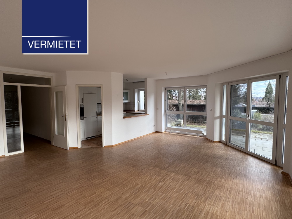+VERMIETET+ Tutzing – Gut geschnittene Erdgeschosswohnung in zentrumsnaher Lage