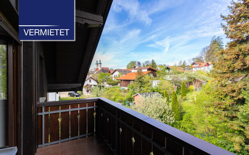 +VERMIETET+ Gemütliche und geräumige 3-Zimmer-Dachgeschosswohnung im Zentrum von Tutzing