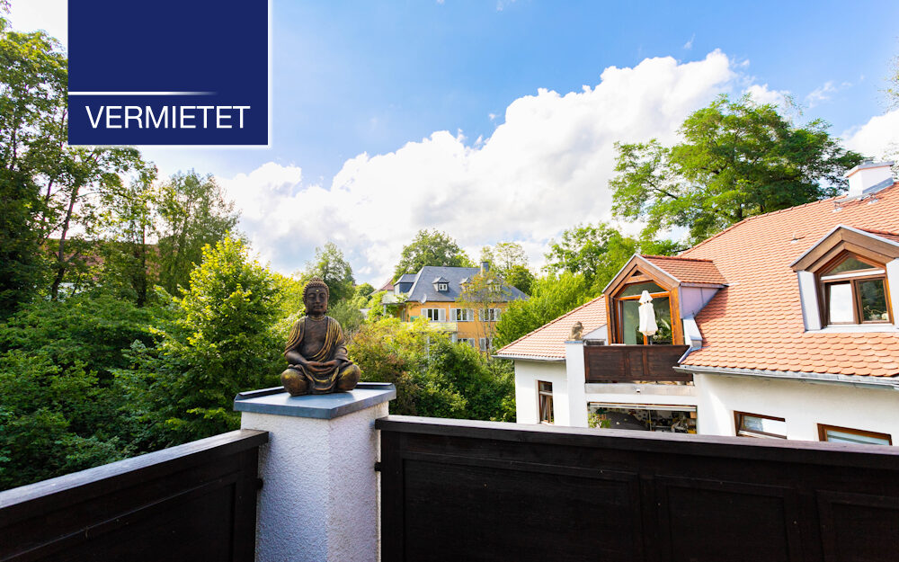 +VERMIETET+ Dachgeschosswohnung in zentraler Lage mit See- und Bergblick in Tutzing