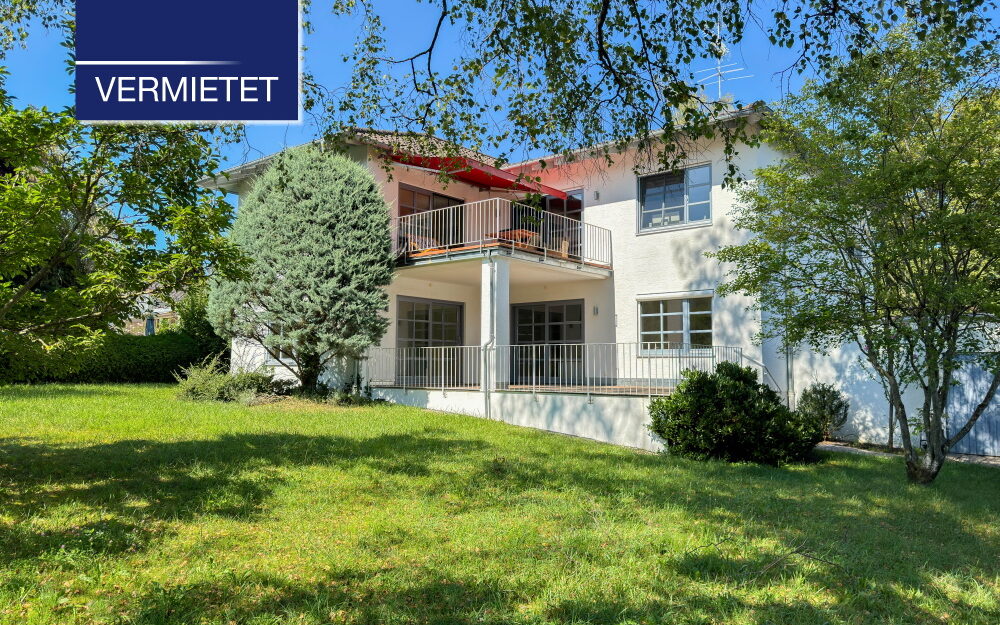 +VERMIETET+ Elegante und großzügige Erdgeschosswohnung mit großer Terrasse in ruhiger Wohnlage