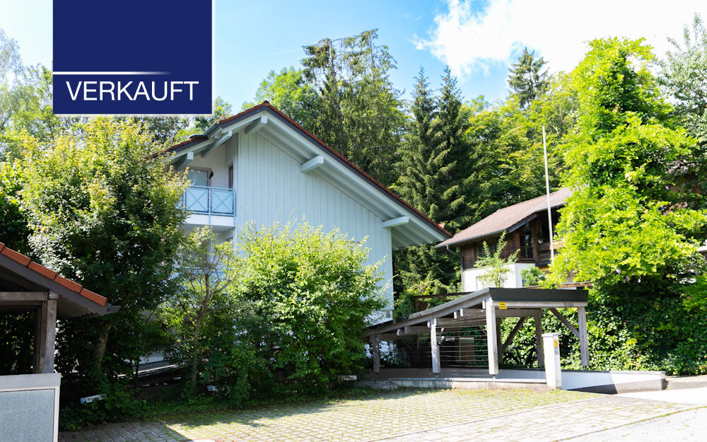 +VERKAUFT+ 2-Zimmer-Wohnung mit Terrasse in absolut ruhiger Wohnlage von Tutzing