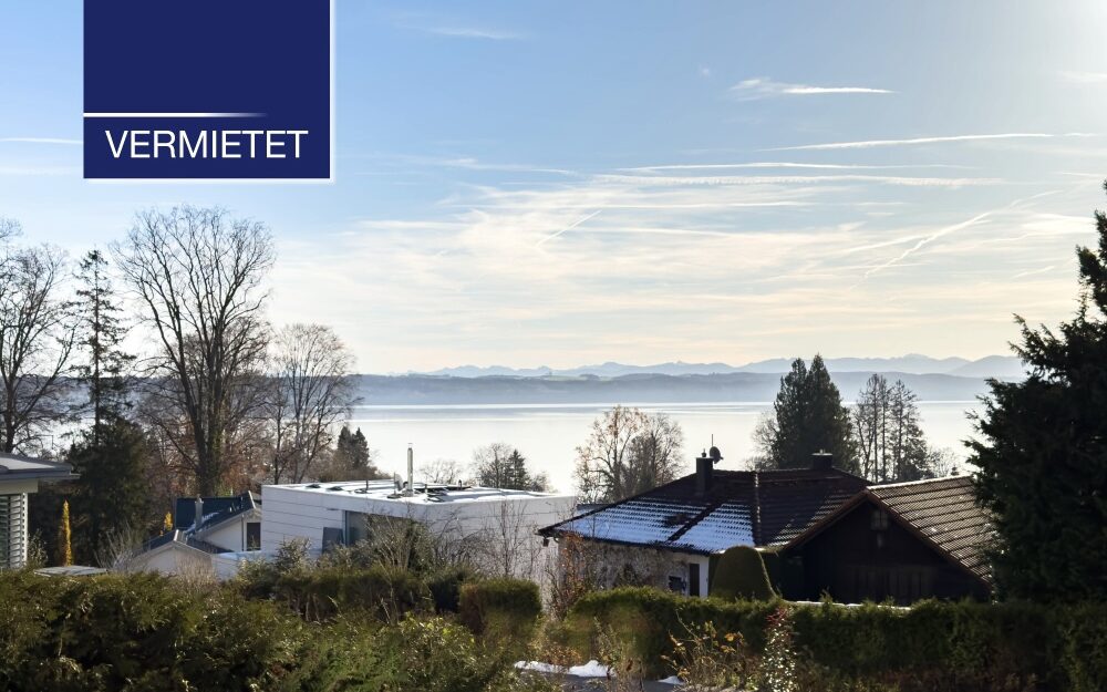 +VERMIETET+ Der Blick ist einmalig! Moderne Erdgeschoss-Wohnung mit Seeblick und großer Terrasse