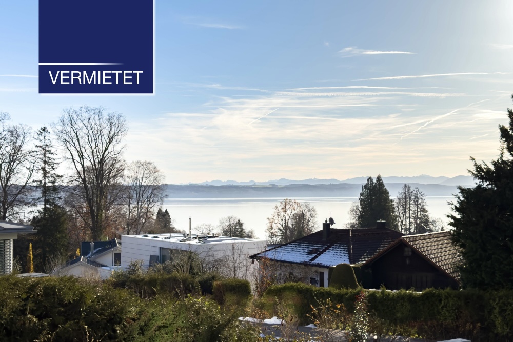 +VERMIETET+ Der Blick ist einmalig! Moderne Erdgeschoss-Wohnung mit Seeblick und großer Terrasse