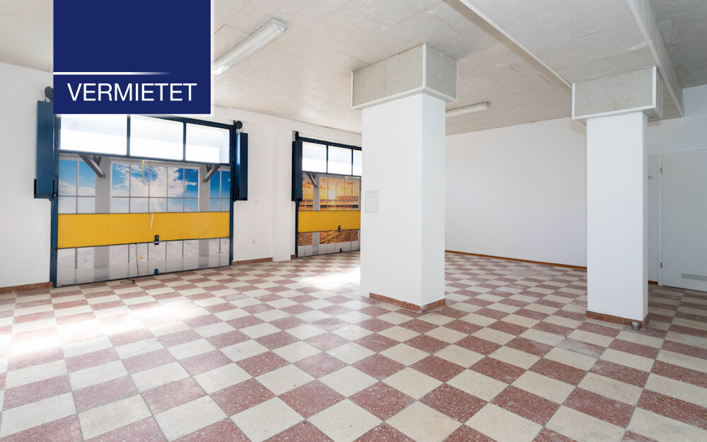 +VERMIETET+ Produktivität und Ruhe: Großzügige Lagerhalle mit Büro