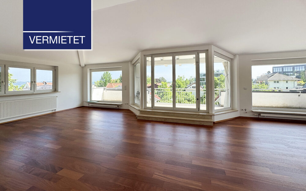 +VERMIETET+Großzügige 3-Zimmer-Dachgeschosswohnung mit Seeblick