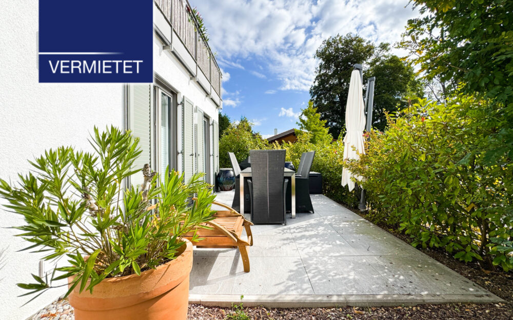 +VERMIETET+ Moderne 3-Zimmer-Erdgeschosswohnung mit Gartenanteil