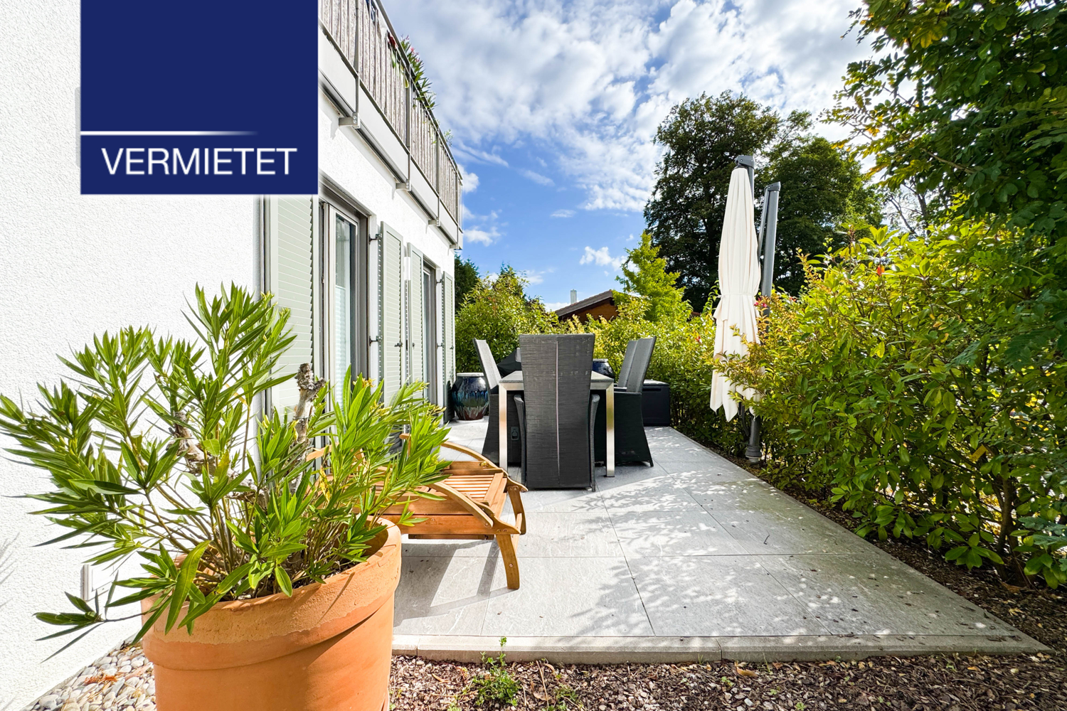 +VERMIETET+ Moderne 3-Zimmer-Erdgeschosswohnung mit Gartenanteil