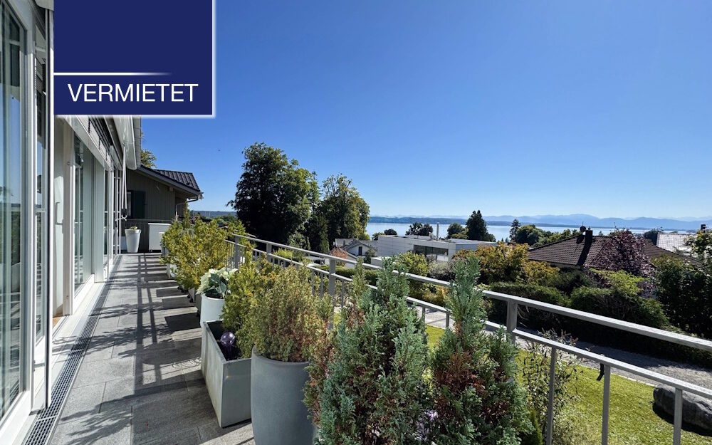 +VERMIETERT+ Moderne 3-Zimmer-Wohnung mit traumhaftem Seeblick und großzügigem Balkon