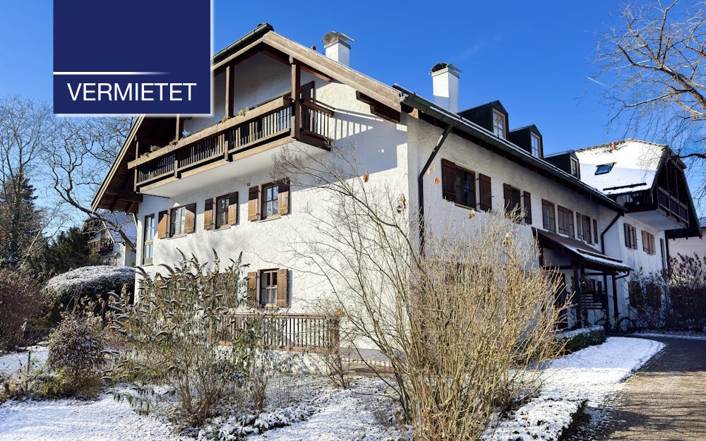 +VERMIETET+ Gemütliche Dachgeschosswohnung mit Balkon und Schwedenofen in Tutzing