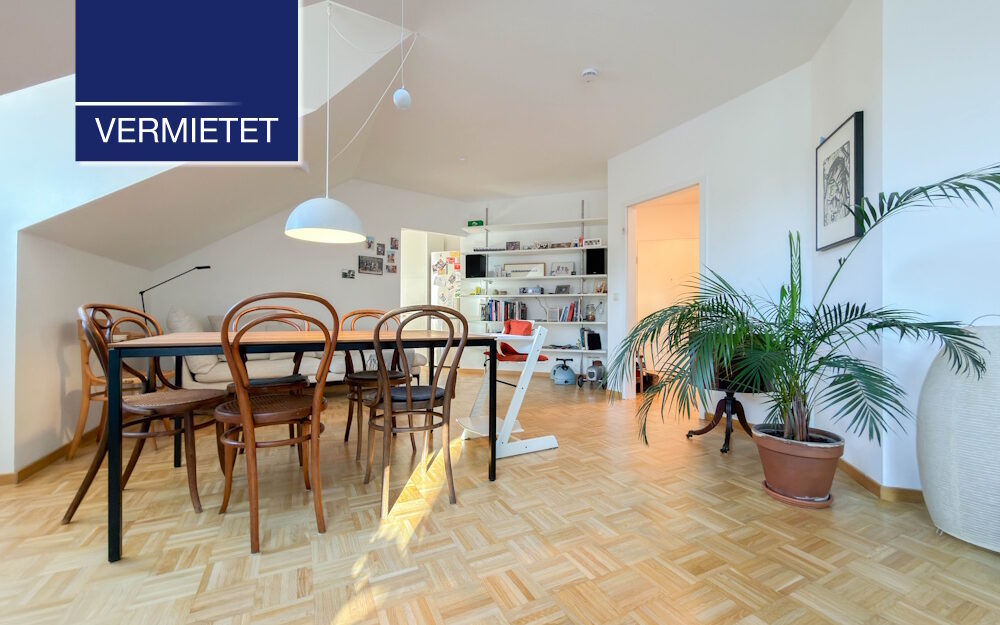 +VERMIETET+ Zentrale 4-Zimmer-Dachgeschosswohnung in Tutzing
